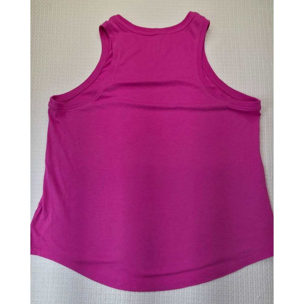 Nike Tank Top Women Large Pink Just Do It Graphic Sleeveless Activewear - Picture 2 of 7